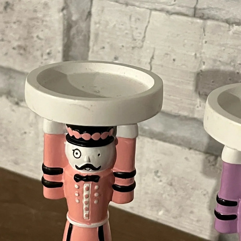 Partylite Nutcracker Just Desserts Tealight‎ Pair Pastel Christmas